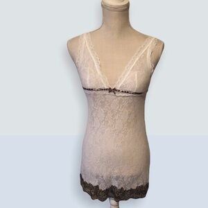 Victoria secret negligee, white lace, sz S
